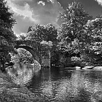 Buy canvas prints of Hexworthy Bridge, Dartmoor by Darren Galpin