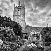 Buy canvas prints of Priory Church of St George, Dunster  by Darren Galpin