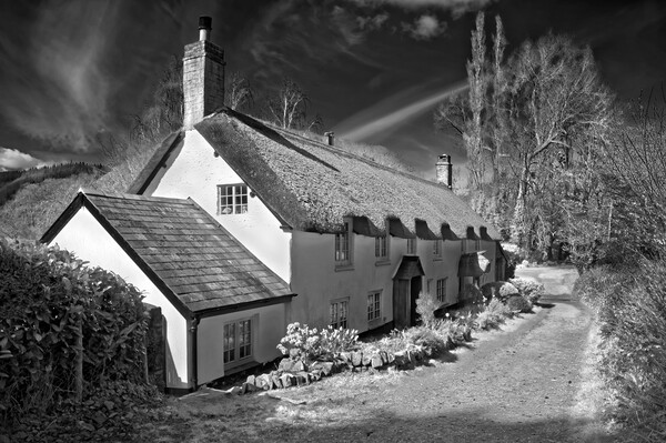 Dunster Cottage Picture Board by Darren Galpin