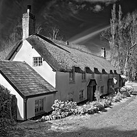 Buy canvas prints of Dunster Cottage by Darren Galpin