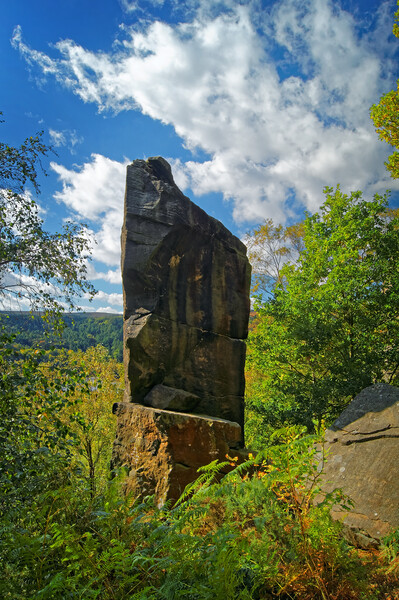 The Needle, Rivelin Rocks Picture Board by Darren Galpin