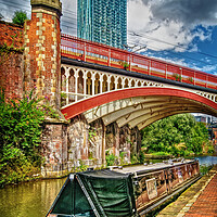 Buy canvas prints of Rochdale Canal and Beetham Tower by Darren Galpin