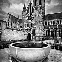 Buy canvas prints of Lincoln Cathedral and Wishing Well by Darren Galpin