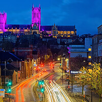 Buy canvas prints of Lincoln Cathedral from Broadgate  by Darren Galpin