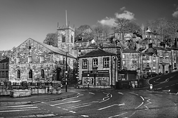 Holmfirth Town Centre Picture Board by Darren Galpin