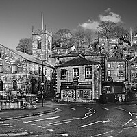 Buy canvas prints of Holmfirth Town Centre by Darren Galpin