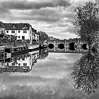 Buy canvas prints of River Avon at Tewkesbury   by Darren Galpin