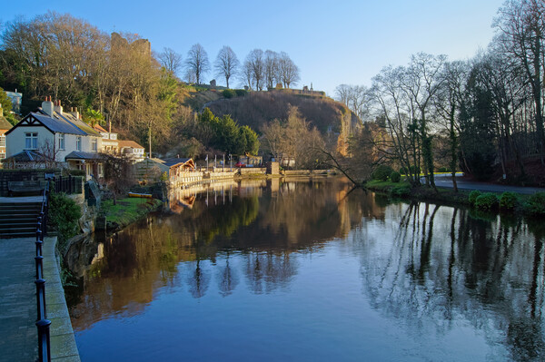 River Nidd and Knaresborough Castle Picture Board by Darren Galpin