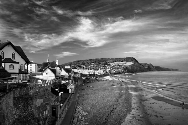 Evening Light over Sidmouth  Picture Board by Darren Galpin