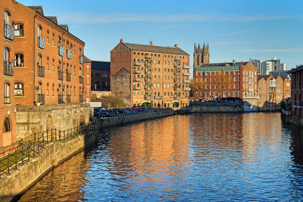 Calls Landing & River Aire, Leeds Picture Board by Darren Galpin
