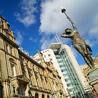 Buy canvas prints of Leeds City Square by Darren Galpin