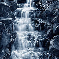 Buy canvas prints of Endcliffe Park Waterfall by Darren Galpin