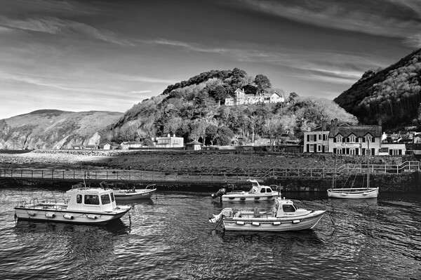 Lynmouth Harbour  Picture Board by Darren Galpin