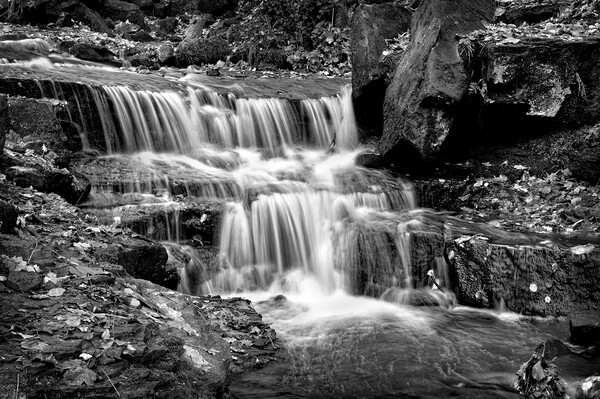 Lumsdale Falls Picture Board by Darren Galpin