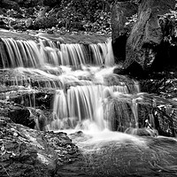 Buy canvas prints of Lumsdale Falls by Darren Galpin