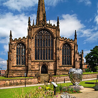 Buy canvas prints of Rotherham Minster & Heart Of Steel by Darren Galpin