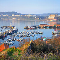 Buy canvas prints of Scarborough  Harbour View, North Yorkshire by Darren Galpin