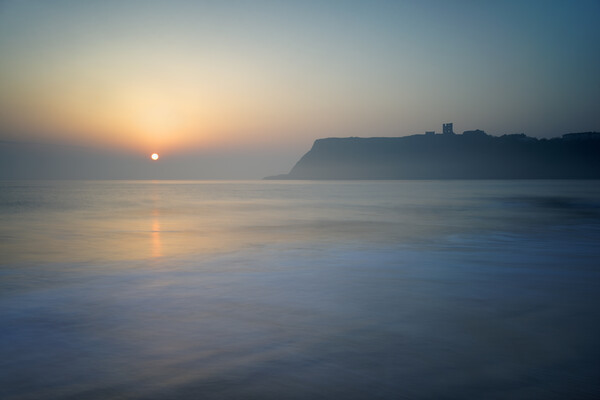Scarborough Castle Sunrise, North Yorkshire  Picture Board by Darren Galpin