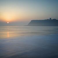 Buy canvas prints of Scarborough Castle Sunrise, North Yorkshire  by Darren Galpin