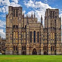 Buy canvas prints of Wells Cathedral Somerset by Darren Galpin
