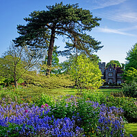 Buy canvas prints of Westgate Gardens and Tower House, Canterbury  by Darren Galpin