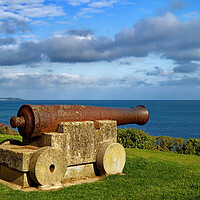 Buy canvas prints of Old Cannon at Tankerton Slopes, Kent by Darren Galpin