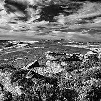 Buy canvas prints of View from Over Owler Tor     by Darren Galpin