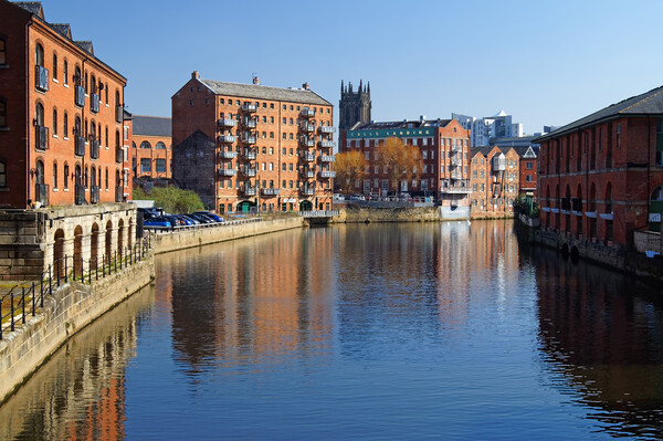 Calls Landing & River Aire, Leeds Picture Board by Darren Galpin