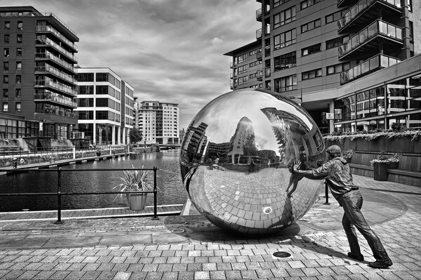 A Reflective Approach at Leeds Dock  Picture Board by Darren Galpin