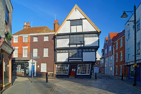 Crooked House, Canterbury Picture Board by Darren Galpin
