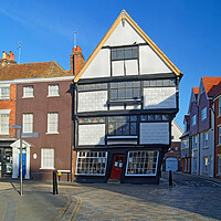 Buy canvas prints of Crooked House, Canterbury by Darren Galpin