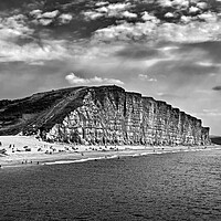 Buy canvas prints of Sunny Day at West Bay  by Darren Galpin