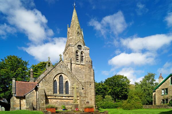Church of the Holy & Undivided Trinity, Edale Picture Board by Darren Galpin