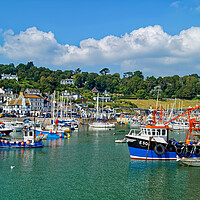 Buy canvas prints of Lyme Regis Harbour by Darren Galpin