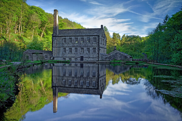 Gibson Mill, Hebden Bridge Picture Board by Darren Galpin