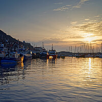 Buy canvas prints of Scarborough Harbour Sunrise by Darren Galpin