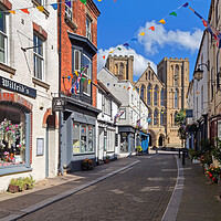 Buy canvas prints of Ripon Cathedral from Kirkgate by Darren Galpin