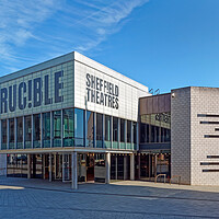 Buy canvas prints of Crucible Theatre, Sheffield by Darren Galpin