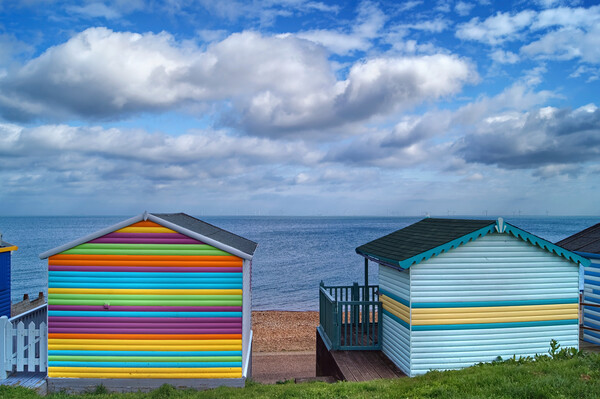 Tankerton Beach Huts  Picture Board by Darren Galpin