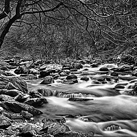 Buy canvas prints of East Lyn River by Darren Galpin