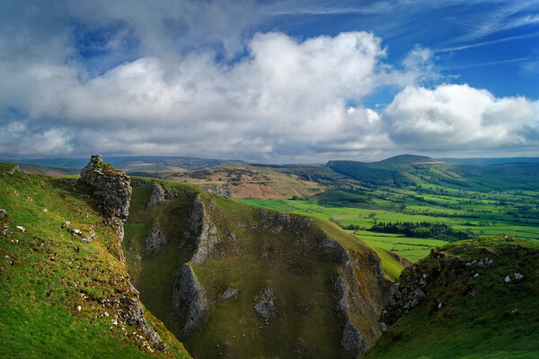 Winnats Pass & Hope Valley Picture Board by Darren Galpin