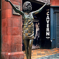 Buy canvas prints of Cilla outside the Cavern by Darren Galpin