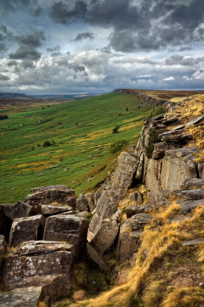 Stanage Edge Picture Board by Darren Galpin