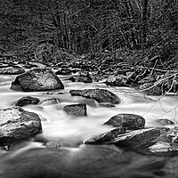 Buy canvas prints of East Lyn River by Darren Galpin