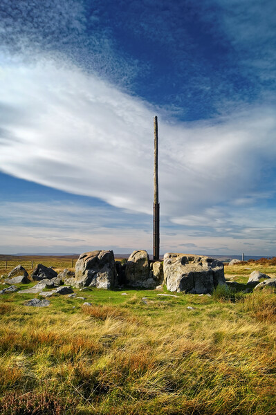 Stanage Pole, Peak District    Picture Board by Darren Galpin