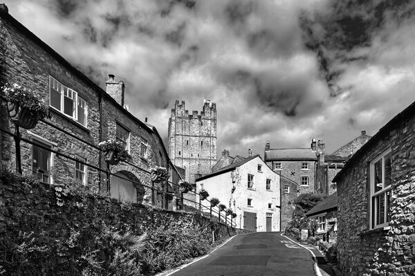 Richmond Castle from Millgate Picture Board by Darren Galpin