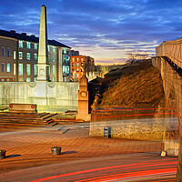 Buy canvas prints of York War Memorial and City Wall by Darren Galpin