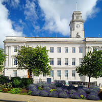Buy canvas prints of Barnsley Town Hall by Darren Galpin