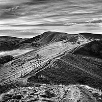 Buy canvas prints of The Great Ridge, Derbyshire, Peak District by Darren Galpin