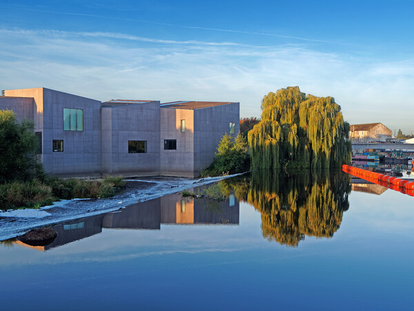 Hepworth Gallery and River Calder, Wakefield Picture Board by Darren Galpin